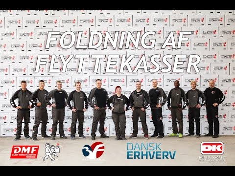 Flyttefirma Sjælland - Foldning af Flyttekasser