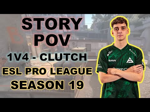 POV: Story 1v4 Clutch | Saw Vs Virtus Pro | ESL Pro League 19