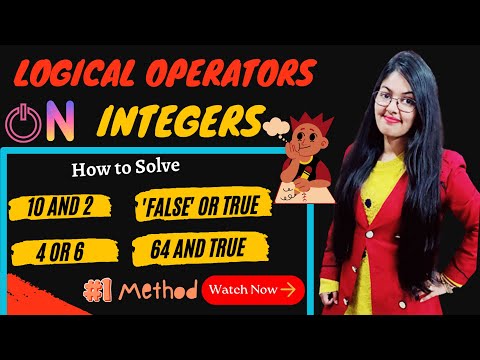 Logical Operators On Integers In Python Logical Operators In Python Operators In Python