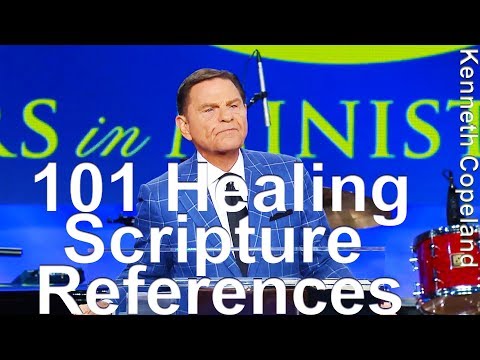 101 HEALING SCRIPTURE VERSE References - Kenneth Copeland reads Keith Moore's "GOD's Will To Heal"