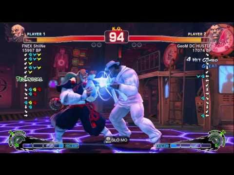 Shine [Gouken] vs GeoM DC HUSTLE [Balrog] SSF4 Ranked Matches - Xbox Live - TRUE-HD