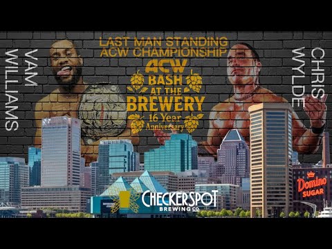 Vam Williams vs Chris Wylde - Last Man Standing, ACW Championship - #ACW Bash at the Brewery