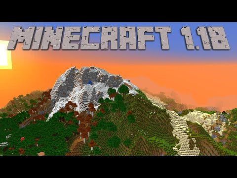 Minecraft 1.18 is here | Stunning World Generation Deep Caves  High Mountains in Minecraft Survival