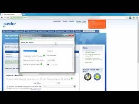 Sedo.com How to Learn More about the Buyer - DNW.com