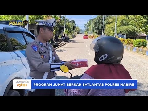 PROGRAM JUMAT BERKAH SATLANTAS POLRES NABIRE