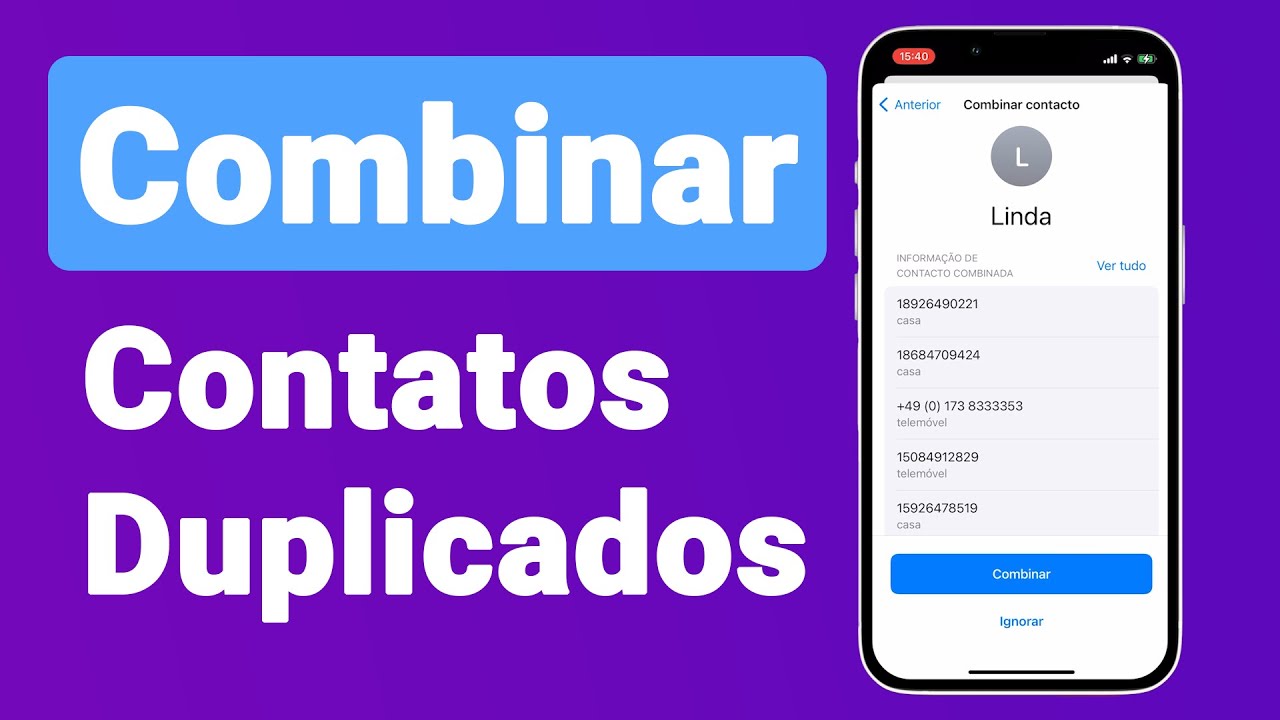 Como apagar contatos duplicados no iPhone