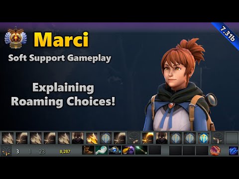 Roaming with Marci 4 Support - Immortal | Dota 2 7.31b