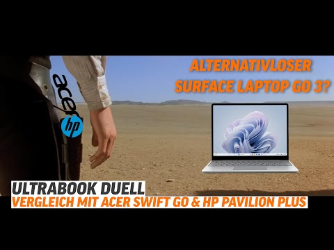 Notebook Vergleich: Microsoft Surface Laptop Go 3 vs Acer Swift Go 14 & HP Pavilion Plus 14