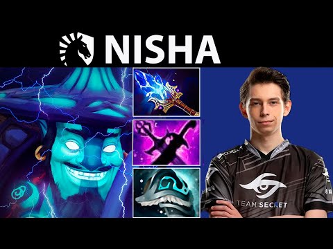 NISHA LEAVES NO CHANCE - Signature Storm Spirit on Liquid.Nisha 10.780 MMR AVERAGE Dota 2