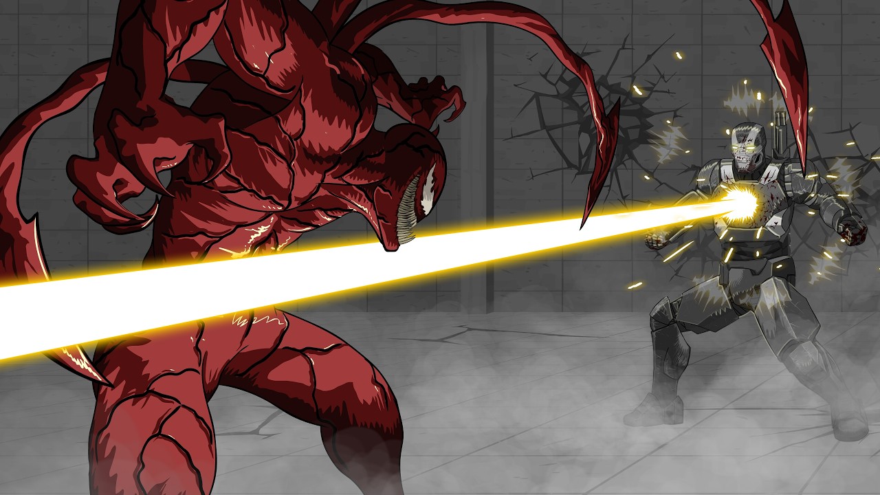 CARNAGE VS. WAR MACHINE (Full version) : The Raid Fan Animation