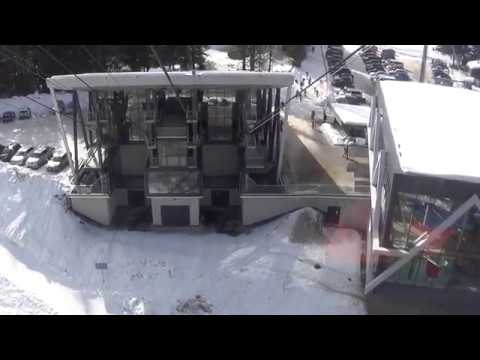 Discesa integrale funifor Doppelmayr "Doleda" - Alba di Canazei (TN) / taubanen / 缆车 / ゴンドラリフト