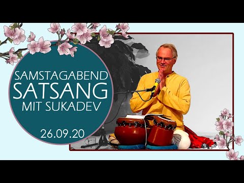 Samstagabend Satsang mit Sukadev Meditation, Mantrasingen, Arati - Yoga Vidya Live 20:00Uhr 26.09.20