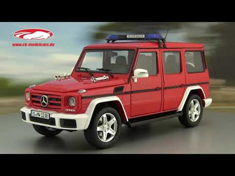 ck-modelcars-video: Mercedes-Benz G-Klasse (W463) 2015 Feuerwehr iScale