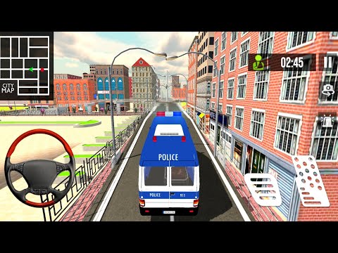 Policeman Ambulance Van Driving - 911 Emergency Simulator Game Android Gameplay