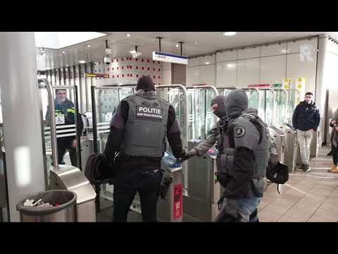 Metroverkeer Marconiplein even gestremd geweest na melding vuurwapen