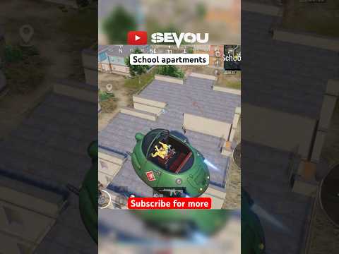 Sevou Trick 12 - School Apartments 🔥 #pubgm #pubgmobile #sevou #gaming #bgmi #levinho