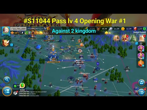 S11044 Pass lv 4 Opening War #1 | 2290 against 2 kingdom