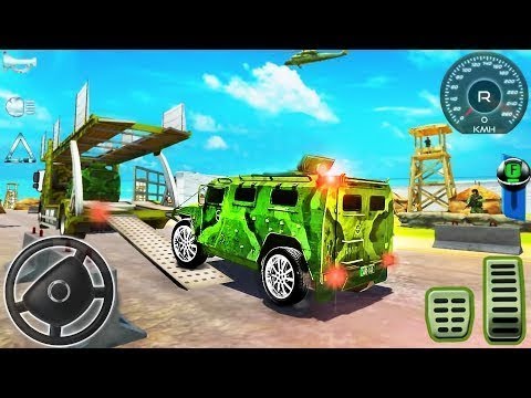 Army Car Transporter Driver: Airplane Pilot - Cargo Truck Simulator 2019 - Android GamePlay