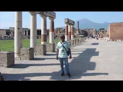 St Benedict Abbey Monte Casino, Mt Vesuvius & Pompeii, Italy