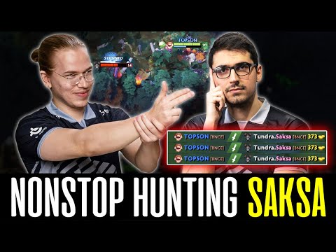 TOPSON Roaming PRIMAL BEAST Looks Like - Nonstop Hunting SAKSA! DOTA 2