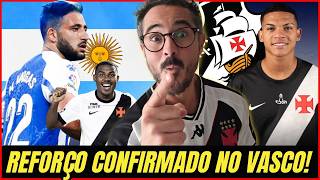 SAIU AGORA! +1 REFORÇO CONFIRMADO NO VASCO! VASCO AGE RÁPIDO NO MERCADO E NEGOCIA COM 2 ARGENTINOS