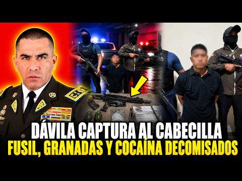 Dávila CAPTURA al CABECILLA de "Los Águilas" en Yaguachi: fusil, granadas y cocaína DECOMISADOS