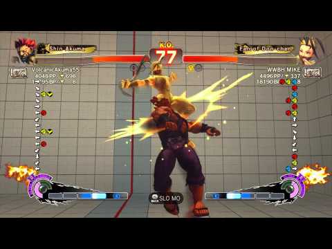 USFIV~ Akuma (VolcanicAkuma55) vs.  Ibuki (WWBH MIKE) HD