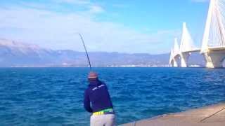 preview picture of video 'Heavy Casting Amberjack (Μαγιάτικο) by Chris Pouliasis'
