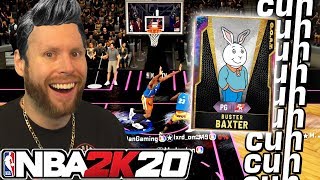 Playing NBA 2K20 (if you type EGG you're banned)
