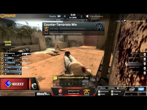 VeryGames vs fnatic | Finale, MSI Beat It! 2013 Finals | de_mirage Map 2