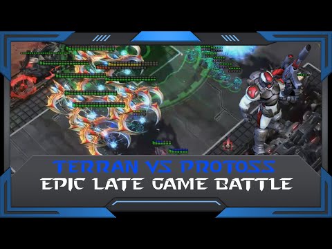 StarCraft 2 (RuFF Highlight): Epic Late Game Battle!