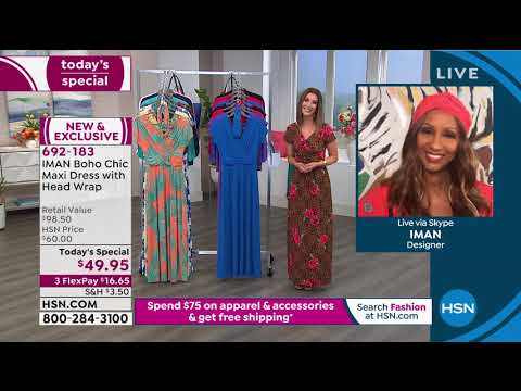 HSN | IMAN Global Chic Fashions 05.17.2020 - 01 PM