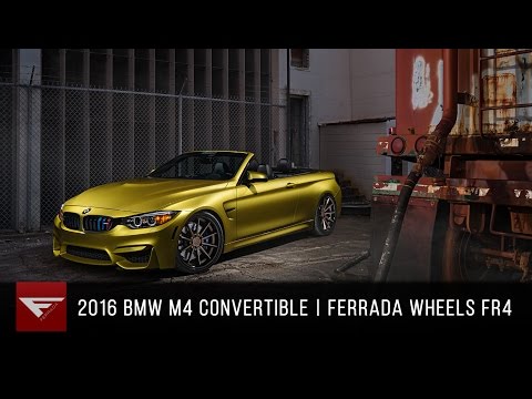 2016 BMW M4 Convertible | Ferrada FR4 Matte Bronze / Gloss Black Lip