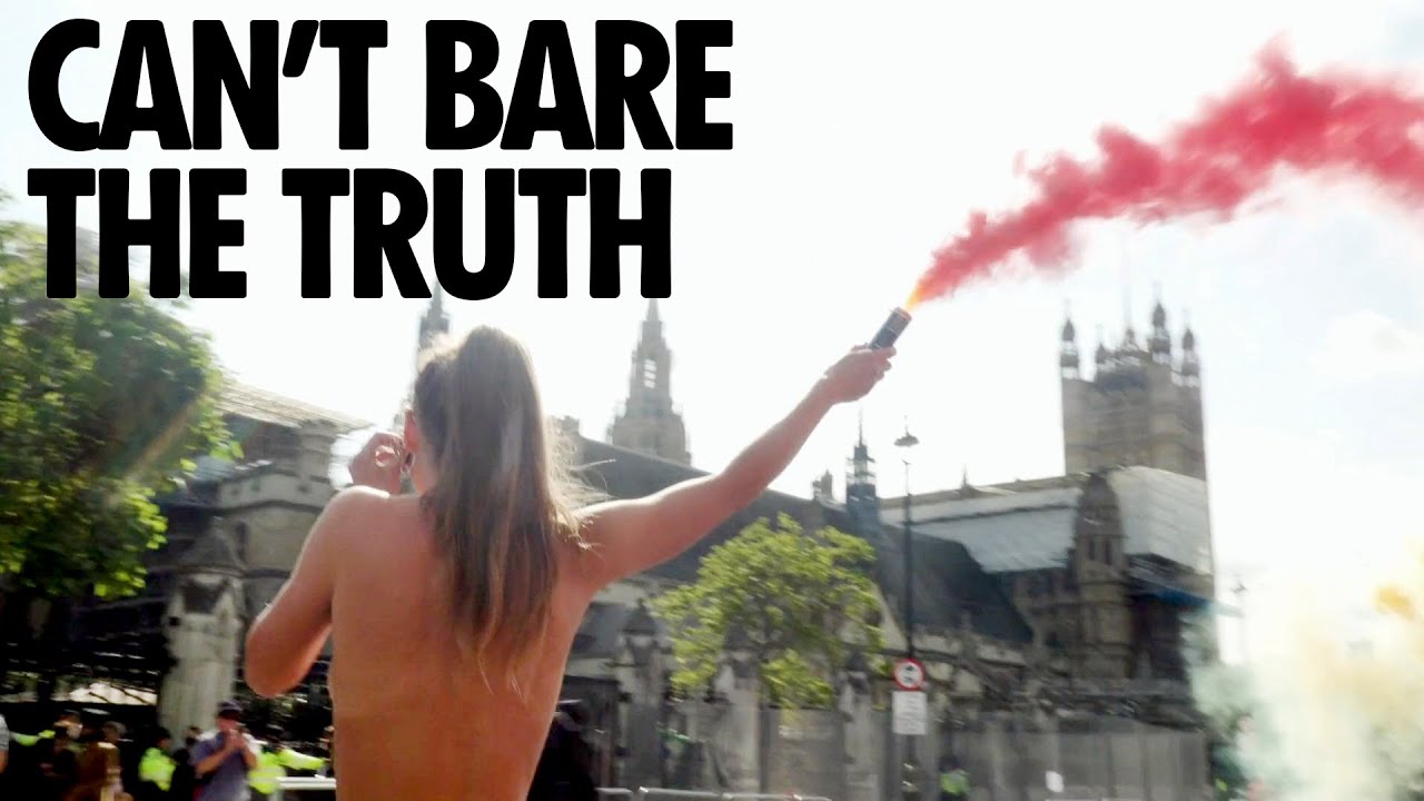 XR Women's Action 'Can't Bare The Truth' | Parliament Sq. | 10 Sept 2020 | Extinction Rebellion UK
