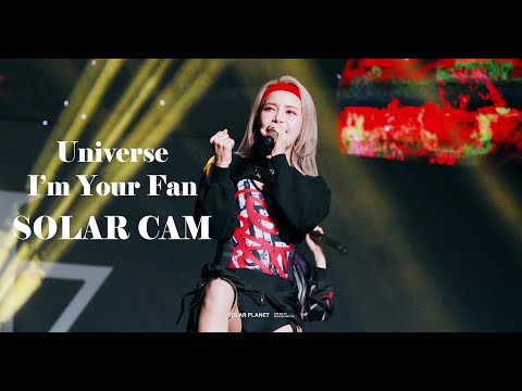 191114 reality in BLACK FAN SHOWCASE Universe+I'm Your Fan 솔라직캠[4k]