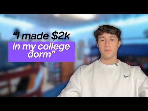 19 y.o. college student makes an extra $2K/mo online