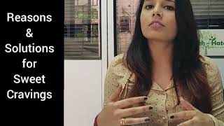 How can you control sugar or sweet cravings?