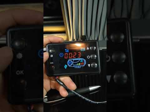 Tuning a 2kw diesel heater to run efficiently using a LCD controller