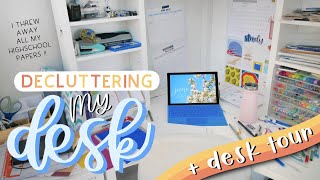 End of School Year Declutter + Desk Tour 🌻