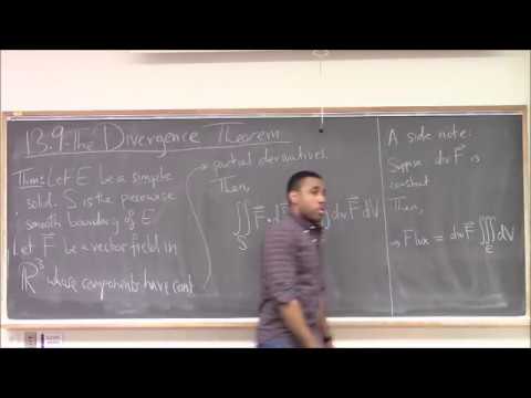 Math 392 Lecture 15 - The Divergence Theorem and the Fundamental Theorems of Calculus