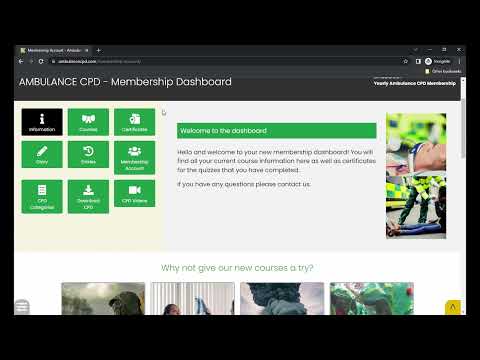 Ambulance CPD site layout