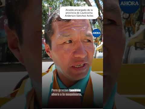 Anderson Sánchez Áviles, alcalde encargado de la provincia de Lauricocha, reconoció que varias...