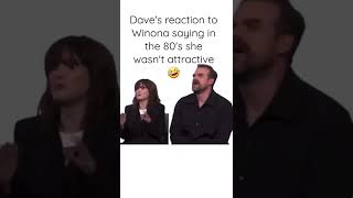 Dave's Raction to Winona  🤣 #strangerthings