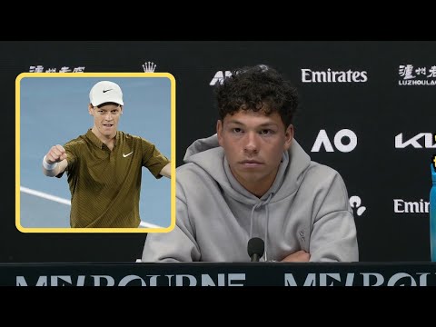 Ben Shelton was asked how it feels to play Jannik Sinner...His Answer