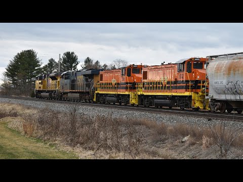 Chasing Central Railroad of Indiana RP20BD Locomotives on CSX Q373