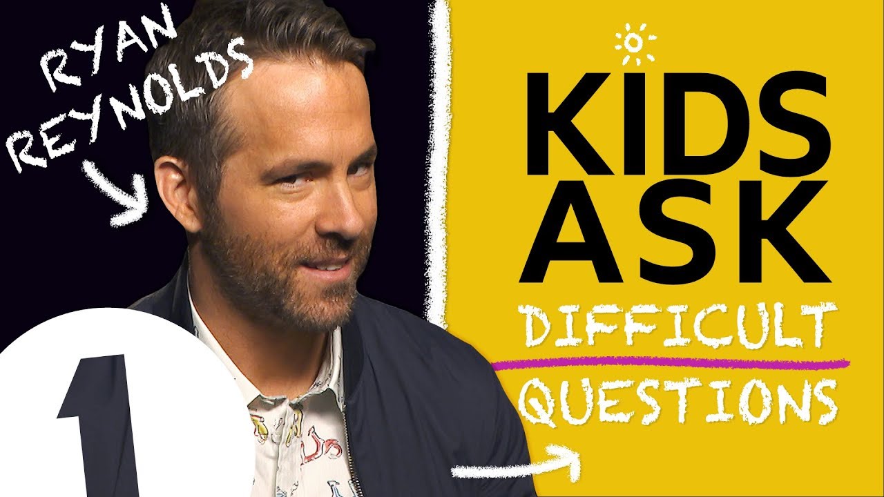 "Why do you swear so much?!": Kids Ask Ryan Reynolds Difficult Questions