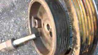 Crankshaft Pulley Separation. 2.7 #hyundai #crankshaft #pulley