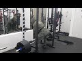 무릎아래가동범위로 220kg 10개 근력회복중