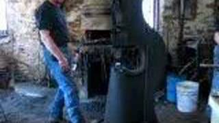 preview picture of video 'Very Old Trip Hammer Blacksmith Shop Steele City, Nebraska'