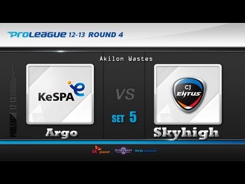 [04.07] Argo(8th) vs Skyhigh(CJ) PvT 5SET  Akilon Wastes - Starcraft2,esportstv,SPL